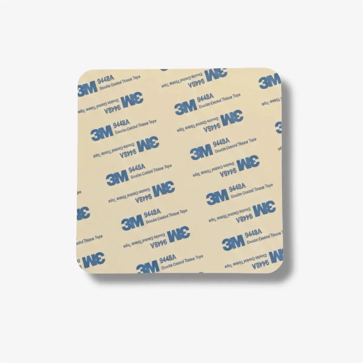 3M adhesive backing on The Tap NFC review card
